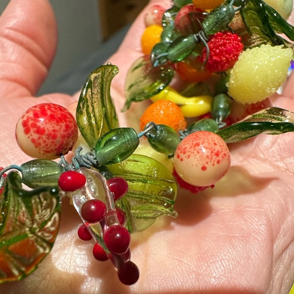 Venetian Glass Tutti Fruity Glass Necklace - Picture 14 of 16